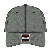 OTTO 18-202 6 Panel Low Profile Dad Cap - Char. Gray - Char. Gray / 6 1/2’’ - 7 5/8’’