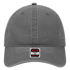 OTTO 18-202 6 Panel Low Profile Dad Cap - Char. Gray - Char. Gray / 6 1/2’’ - 7 5/8’’