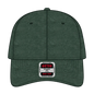 OTTO 18-202 6 Panel Low Profile Dad Cap - Dk. Green - Dk. Green / 6 1/2’’ - 7 5/8’’