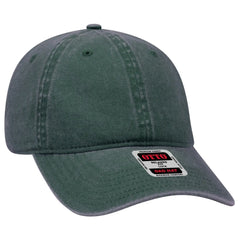 OTTO 18-202 6 Panel Low Profile Dad Cap - Dk. Green - Dk. Green / 6 1/2’’ - 7 5/8’’