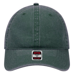 OTTO 18-202 6 Panel Low Profile Dad Cap - Dk. Green - Dk. Green / 6 1/2’’ - 7 5/8’’