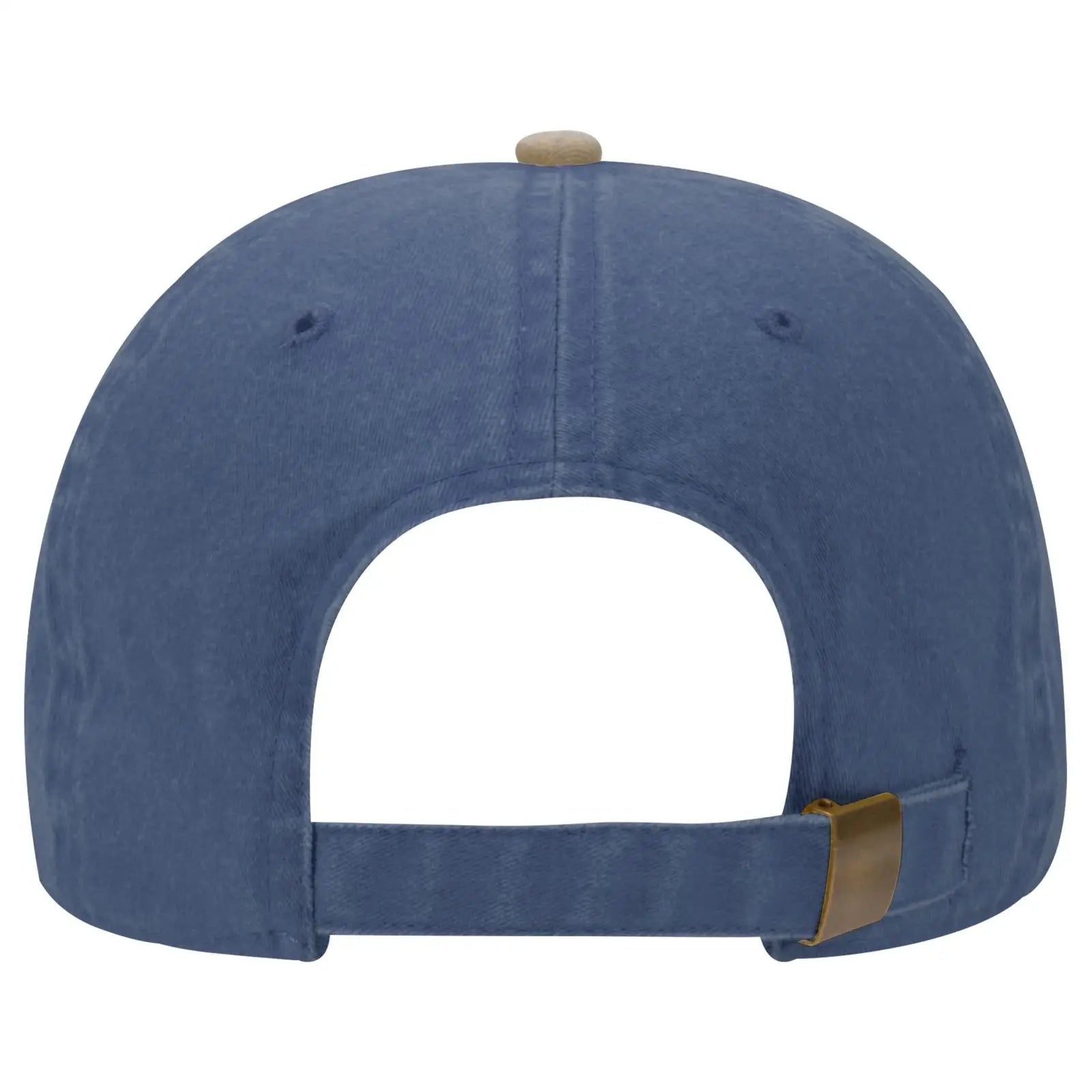 OTTO 18-202 6 Panel Low Profile Dad Cap - Kha/Nvy - Kha/Nvy / 6 1/2’’ - 7 5/8’’