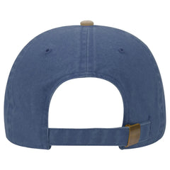 OTTO 18-202 6 Panel Low Profile Dad Cap - Kha/Nvy - Kha/Nvy / 6 1/2’’ - 7 5/8’’