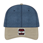 OTTO 18-202 6 Panel Low Profile Dad Cap - Kha/Nvy - Kha/Nvy / 6 1/2’’ - 7 5/8’’