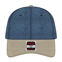 OTTO 18-202 6 Panel Low Profile Dad Cap - Kha/Nvy - Kha/Nvy / 6 1/2’’ - 7 5/8’’