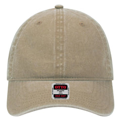 OTTO 18-202 6 Panel Low Profile Dad Cap - Khaki - Khaki / 6 1/2’’ - 7 5/8’’