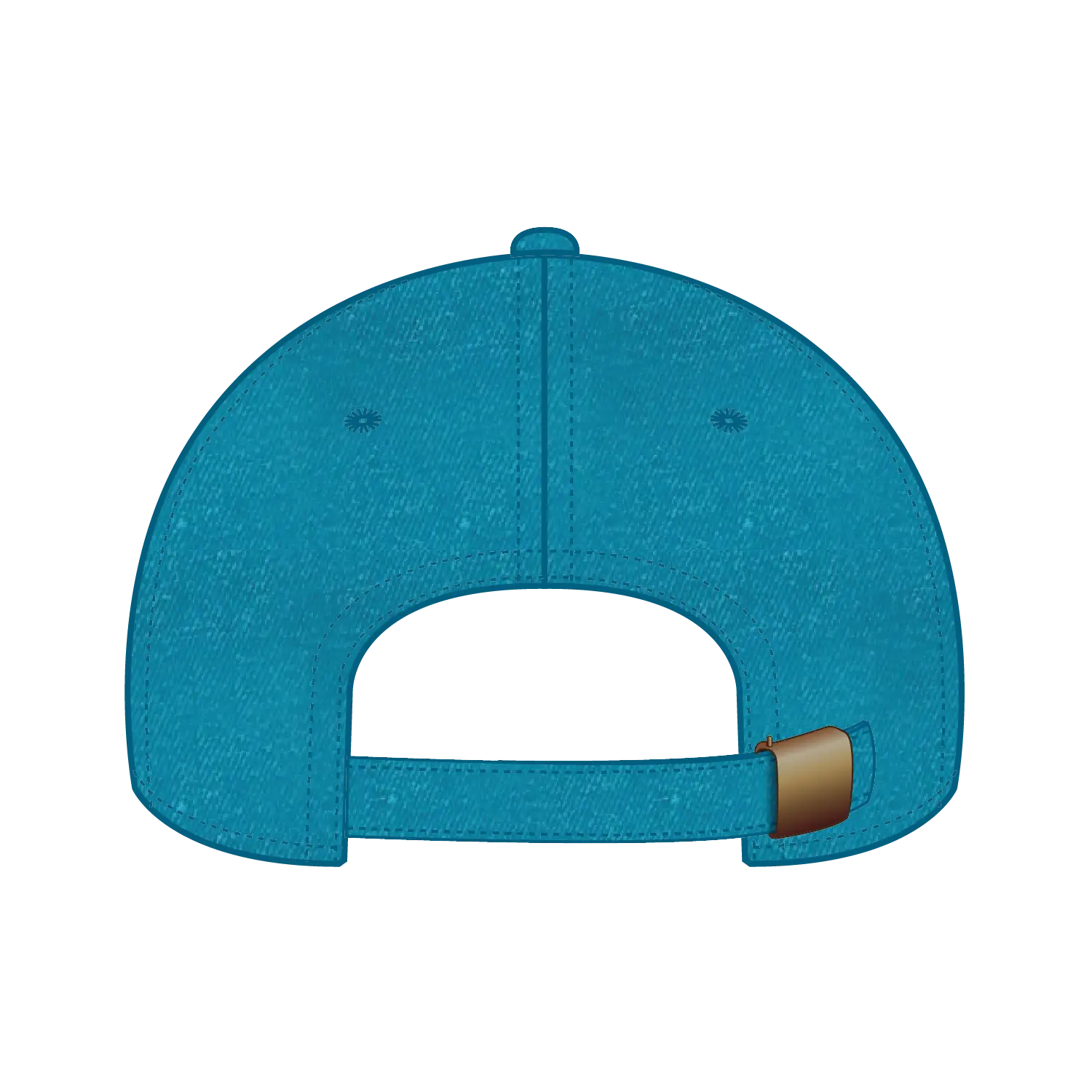 OTTO 18-202 6 Panel Low Profile Dad Cap - Lake Blue - Lake Blue / 6 1/2’’ - 7 5/8’’