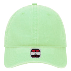 OTTO 18-202 6 Panel Low Profile Dad Cap - Lime - Lime / 6 1/2’’ - 7 5/8’’