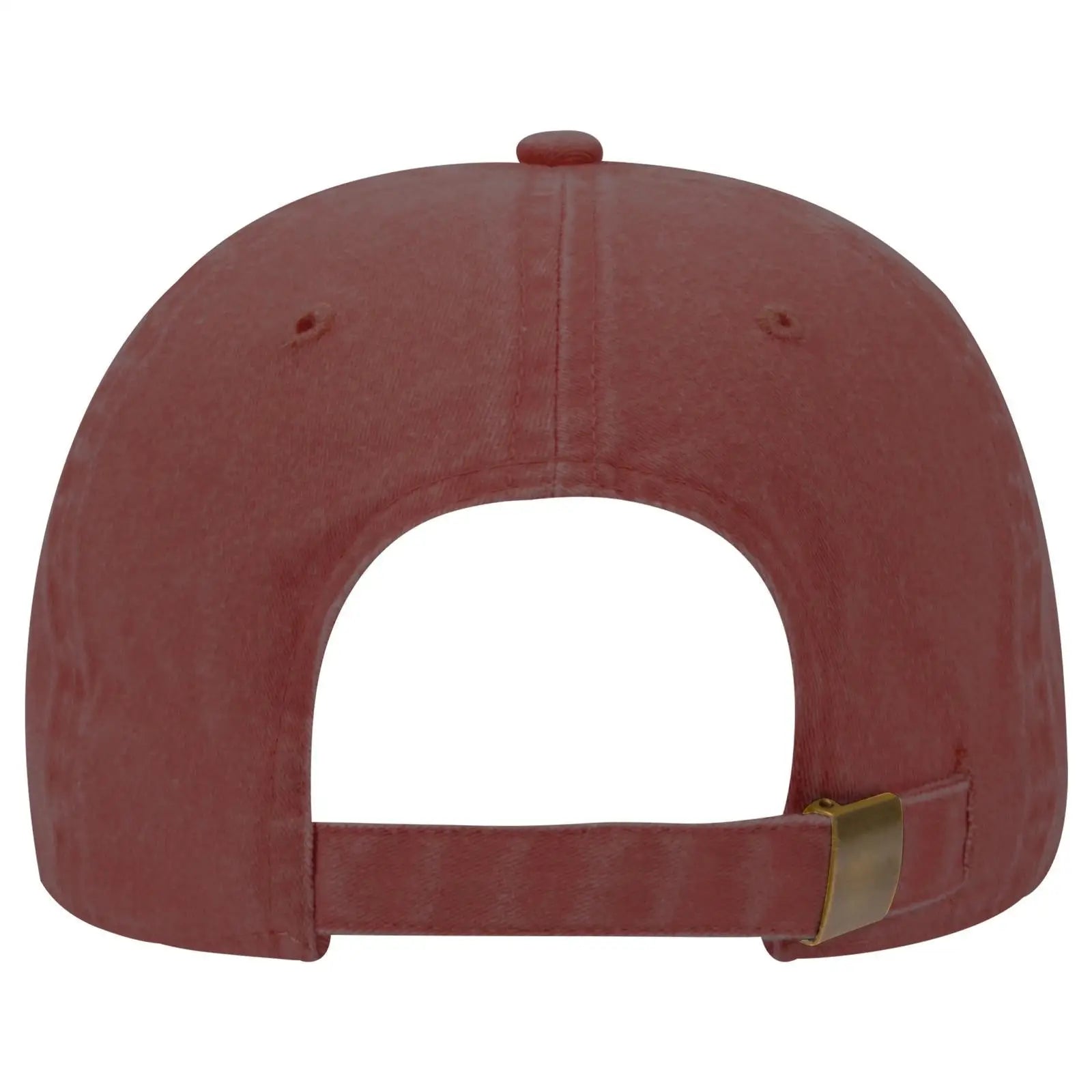 OTTO 18-202 6 Panel Low Profile Dad Cap - Maroon - Maroon / 6 1/2’’ - 7 5/8’’