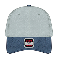 OTTO 18-202 6 Panel Low Profile Dad Cap - Nvy/Gry - Nvy/Gry / 6 1/2’’ - 7 5/8’’