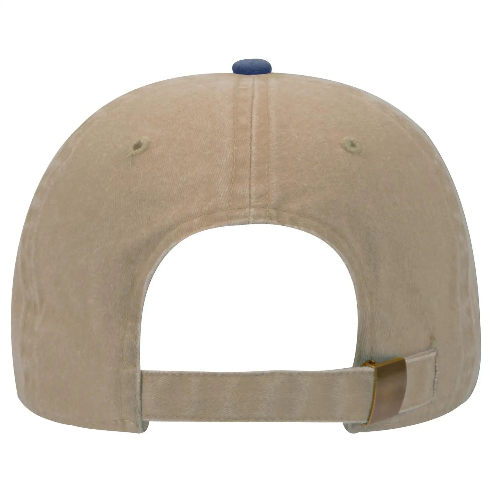 OTTO 18-202 6 Panel Low Profile Dad Cap - Nvy/Kha - Nvy/Kha / 6 1/2’’ - 7 5/8’’
