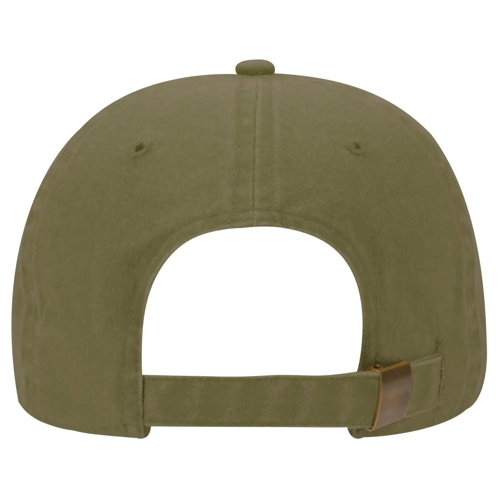 OTTO 18-202 6 Panel Low Profile Dad Cap - Ol. Green - Ol. Green / 6 1/2’’ - 7 5/8’’