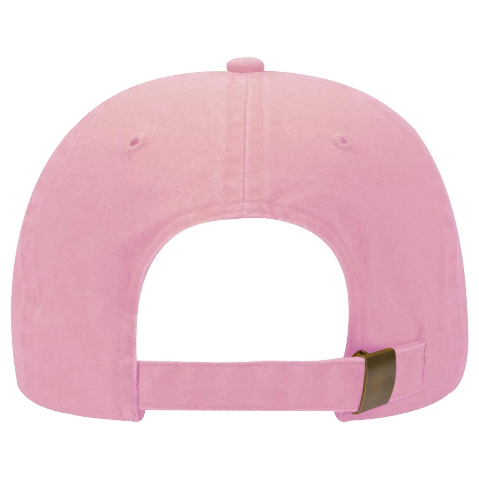 OTTO 18-202 6 Panel Low Profile Dad Cap - Pink - Pink / 6 1/2’’ - 7 5/8’’