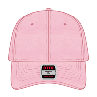 OTTO 18-202 6 Panel Low Profile Dad Cap - Pink - Pink / 6 1/2’’ - 7 5/8’’