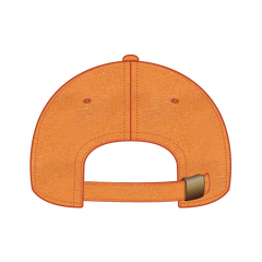 OTTO 18-202 6 Panel Low Profile Dad Cap - Pkn. Orange - Pkn. Orange / 6 1/2’’ - 7 5/8’’