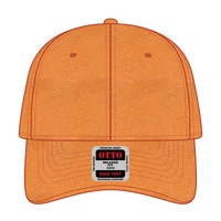 OTTO 18-202 6 Panel Low Profile Dad Cap - Pkn. Orange - Pkn. Orange / 6 1/2’’ - 7 5/8’’