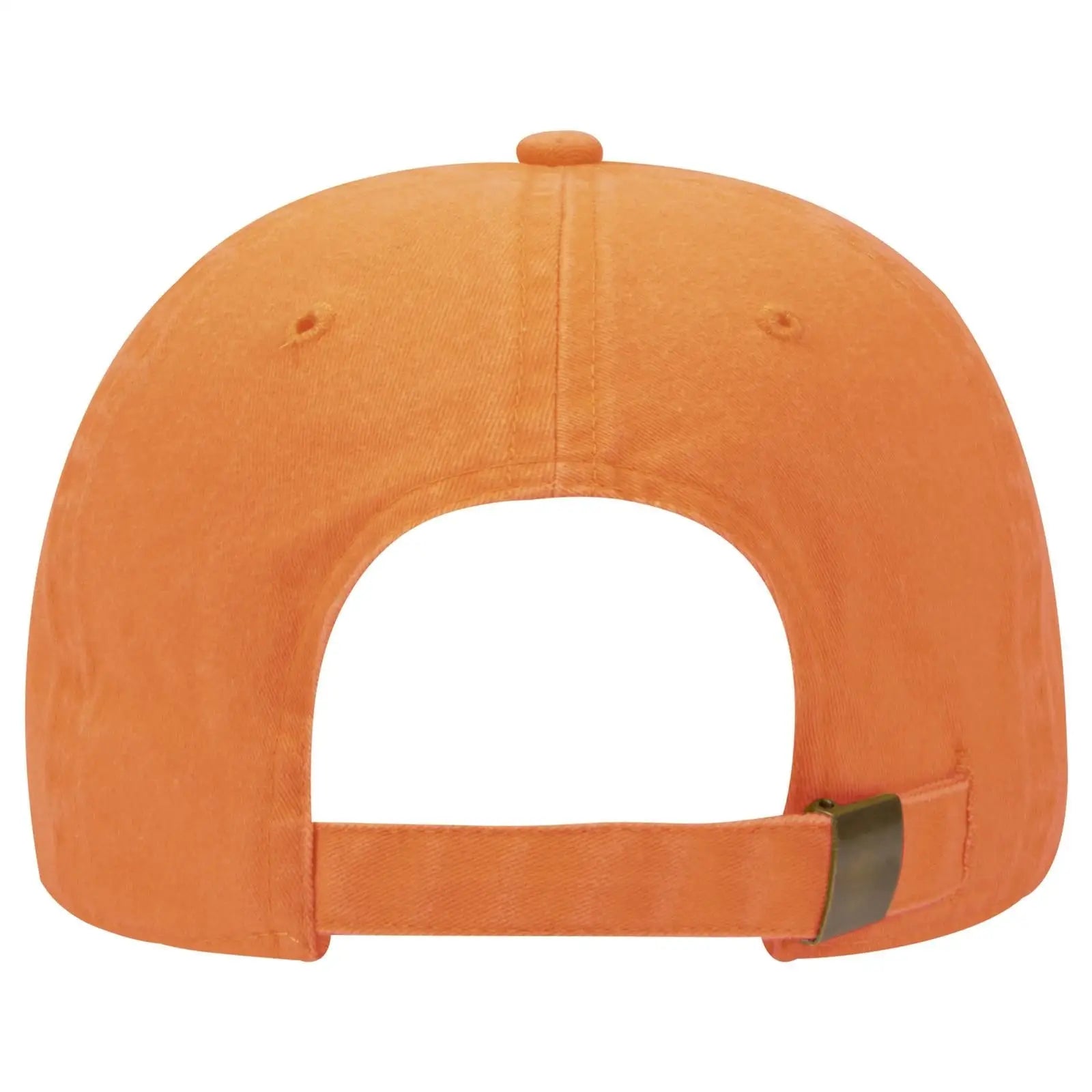 OTTO 18-202 6 Panel Low Profile Dad Cap - Pkn. Orange - Pkn. Orange / 6 1/2’’ - 7 5/8’’