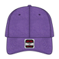 OTTO 18-202 6 Panel Low Profile Dad Cap - Purple - Purple / 6 1/2’’ - 7 5/8’’