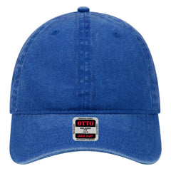 OTTO 18-202 6 Panel Low Profile Dad Cap - Royal - Royal / 6 1/2’’ - 7 5/8’’