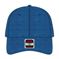 OTTO 18-202 6 Panel Low Profile Dad Cap - Royal - Royal / 6 1/2’’ - 7 5/8’’