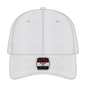 OTTO 18-202 6 Panel Low Profile Dad Cap - White - White / 6 1/2’’ - 7 5/8’’