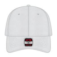 OTTO 18-202 6 Panel Low Profile Dad Cap - White - White / 6 1/2’’ - 7 5/8’’