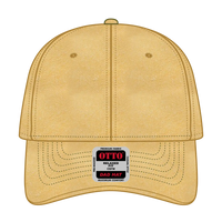 OTTO 18-202 6 Panel Low Profile Dad Cap - Yellow - Yellow / 6 1/2’’ - 7 5/8’’