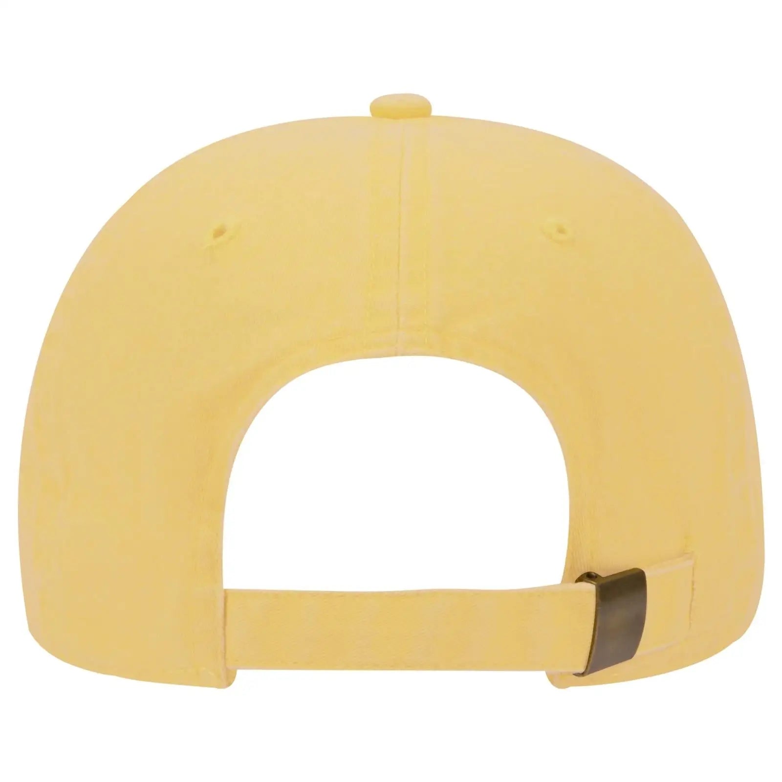 OTTO 18-202 6 Panel Low Profile Dad Cap - Yellow - Yellow / 6 1/2’’ - 7 5/8’’