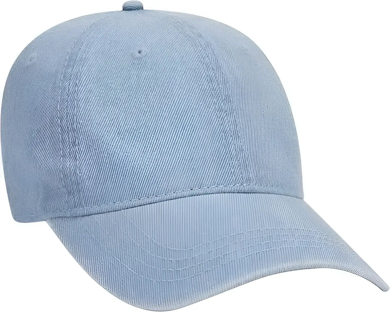 OTTO 18-204 Washed Pigment Dyed Denim Low Profile Pro Style Cap - Light Blue - Blue / One Size Fits Most