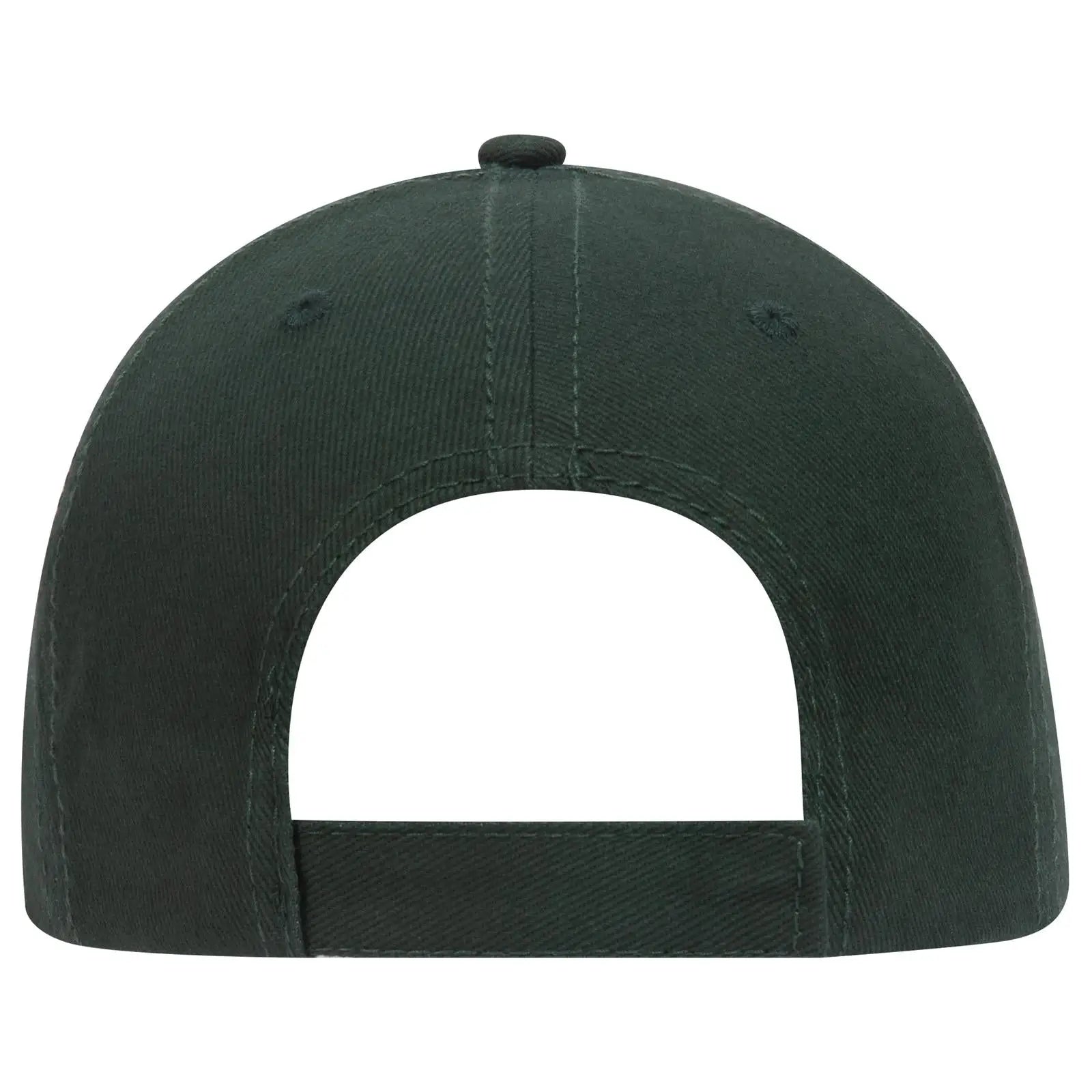 OTTO 18-253 6 Panel Low Profile Baseball Cap - Dk. Green - Dk. Green / 6 1/2’’ - 7 5/8’’