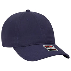 OTTO 18-253 6 Panel Low Profile Baseball Cap - Navy - Navy / 6 1/2’’ - 7 5/8’’
