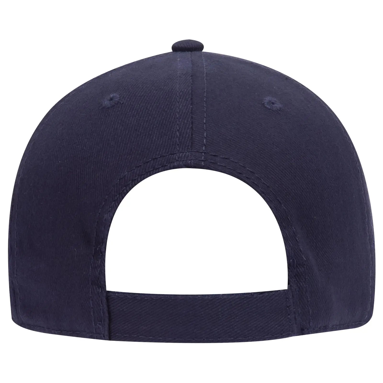 OTTO 18-253 6 Panel Low Profile Baseball Cap - Navy - Navy / 6 1/2’’ - 7 5/8’’