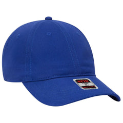 OTTO 18-253 6 Panel Low Profile Baseball Cap - Royal - Royal / 6 1/2’’ - 7 5/8’’