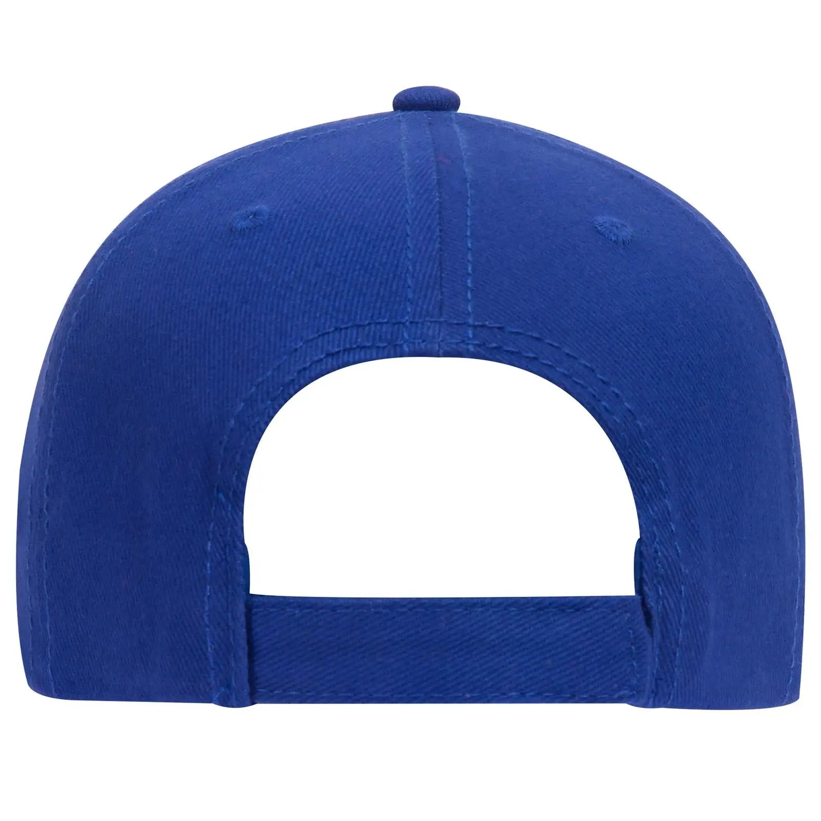 OTTO 18-253 6 Panel Low Profile Baseball Cap - Royal - Royal / 6 1/2’’ - 7 5/8’’