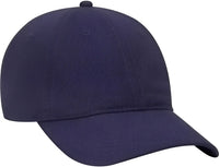 OTTO 18-253 Brushed Bull Denim Soft Crown Low Profile Pro Style Cap - Navy - Navy / One Size Fits Most