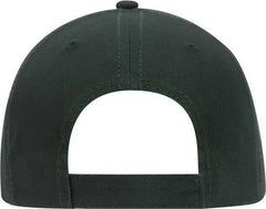 OTTO 18-253 Brushed Bull Denim Soft Crown Low Profile Pro Style Cap - Dark Green - Forest / One Size Fits Most