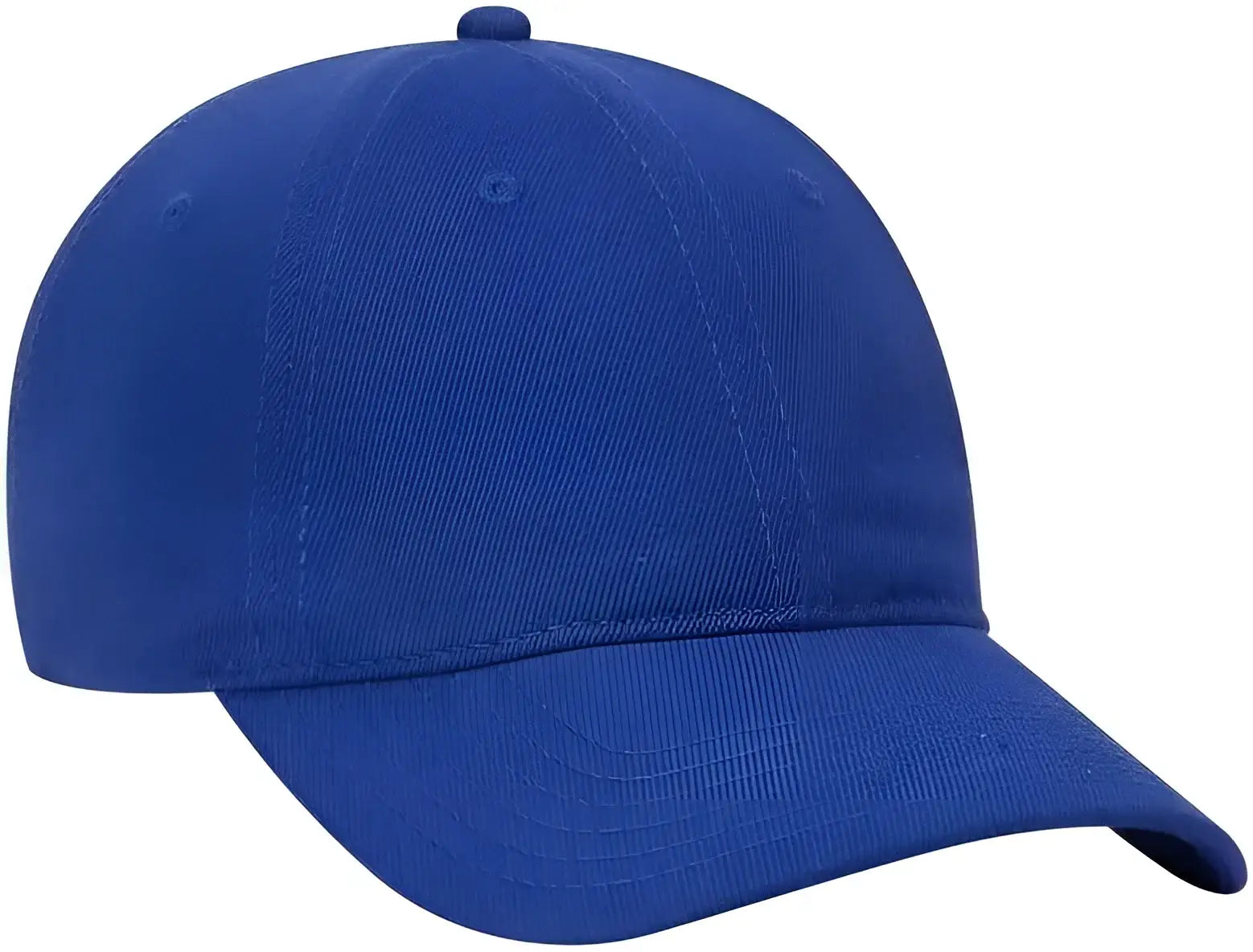 OTTO 18-253 Brushed Bull Denim Soft Crown Low Profile Pro Style Cap - Royal - Royal / One Size Fits Most