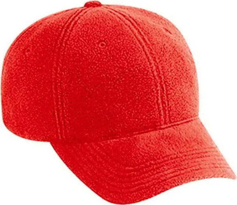 OTTO 18-429 6 Panel Low Profile Baseball Cap - Red - Red / One Size Fits Most