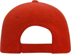 OTTO 18-429 6 Panel Low Profile Baseball Cap - Red - Red / One Size Fits Most