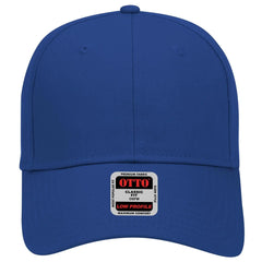OTTO 18-553 6 Panel Low Profile Baseball Cap - Royal - Royal / 6 1/2’’ - 7 5/8’’