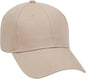 OTTO 18-553 Cotton Twill Low Profile Pro Style Cap with Adjustable Hook and Loop - Khaki - Khaki / One Size Fits Most