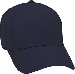 OTTO 18-553 Cotton Twill Low Profile Pro Style Cap with Adjustable Hook and Loop - Navy - Navy / One Size Fits Most