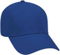 OTTO 18-553 Cotton Twill Low Profile Pro Style Cap with Adjustable Hook and Loop - Royal - Royal / One Size Fits Most