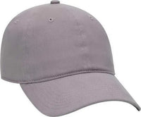 OTTO 18-686 6 Panel Low Profile Baseball Cap - Gray - Gray / One Size Fits Most