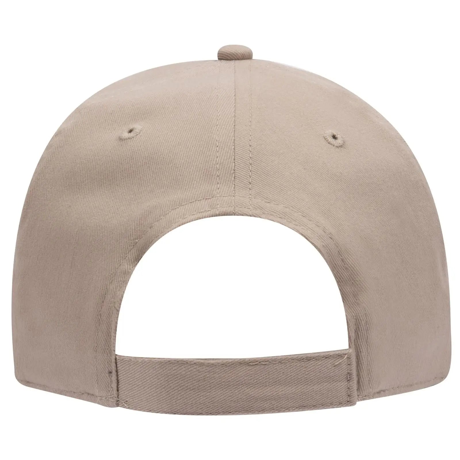 OTTO 18-686 6 Panel Low Profile Baseball Cap - Khaki - Khaki / 6 1/2’’ - 7 5/8’’