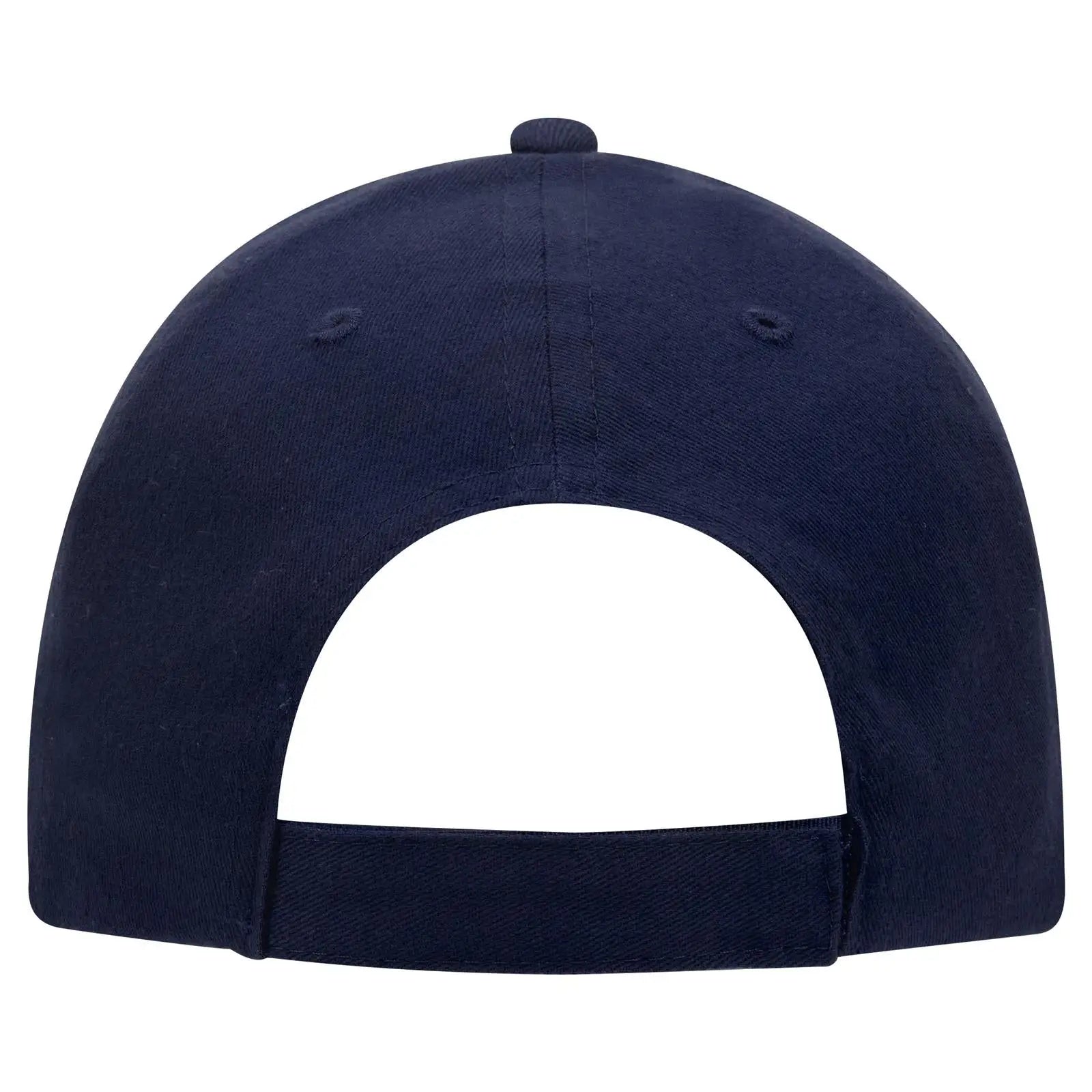OTTO 18-686 6 Panel Low Profile Baseball Cap - Navy - Navy / 6 1/2’’ - 7 5/8’’