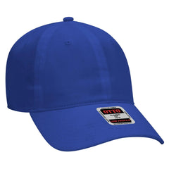 OTTO 18-686 6 Panel Low Profile Baseball Cap - Royal - Royal / 6 1/2’’ - 7 5/8’’