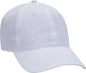 OTTO 18-686 6 Panel Low Profile Baseball Cap - White - White / One Size Fits Most