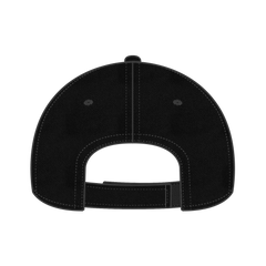 OTTO 18-692 6 Panel Low Profile Dad Cap - Black