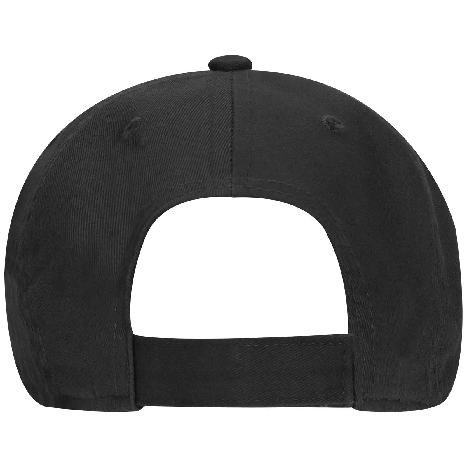 OTTO 18-692 6 Panel Low Profile Dad Cap - Black